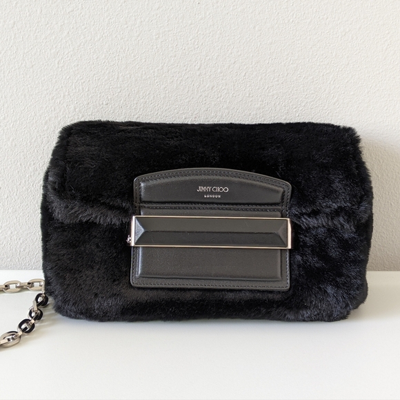 Jimmy Choo faux fur bag - Picture 1 of 7